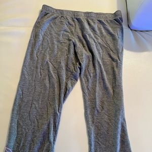 Monrow + Soulcycle Collab Grey Embroidered Joggers